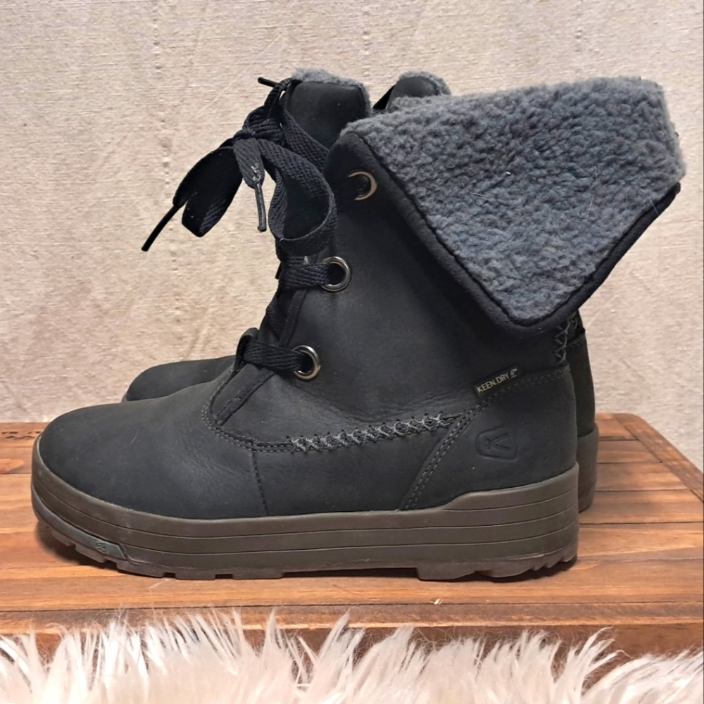Keen Sherpa Lined Winter Boots Women's Size 7.5 - Picture 2 of 8